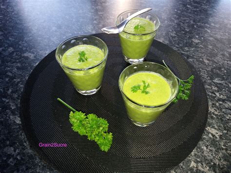 Soupe Froide Courgette -Chèvre