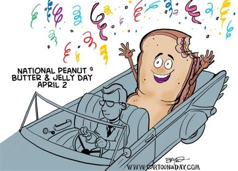 Maybe you would like to learn more about one of these? National Peanut Butter and Jelly Day Cartoon | Peanut ...