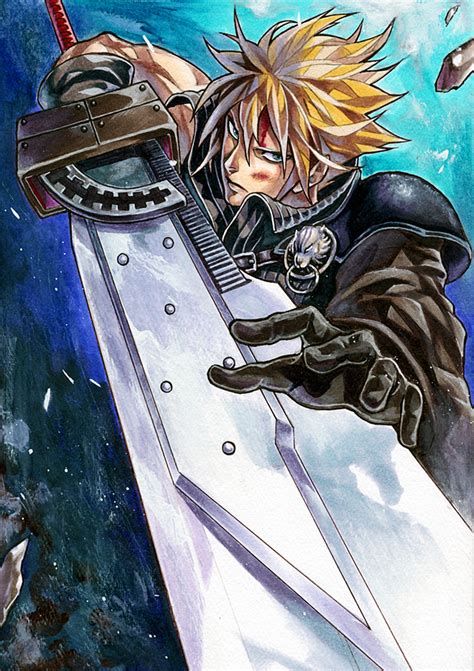 Final Fantasy Fanz Cloud Strife Buster Sword Final Fantasy 7