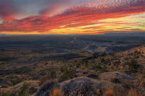 Big Bend National Park Mariscal Trail Sunset 1 Photograph By Rob