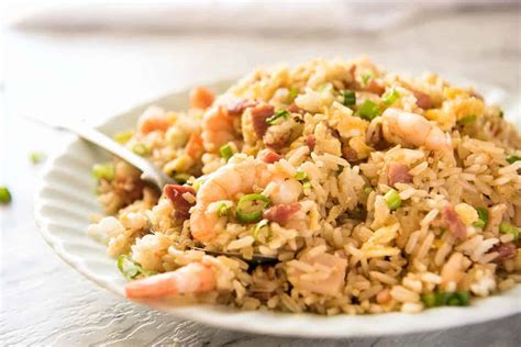 Avoid removing the lid during that time. Chinese Fried Rice with Shrimp / Prawns | RecipeTin Eats