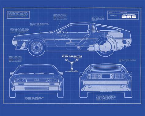 Also we will update collection every month. Pettinice | Back to the Future cake DeLorean DMC-12 blueprint