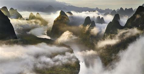 The Yangshuo Mountains Of China Landscape Photography Fine Art