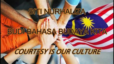 Siti Nurhaliza Budi Bahasa Budaya Kita Lyrics Malayeng Youtube