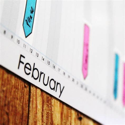 The Linear Calendar Calendars Touch Of Modern