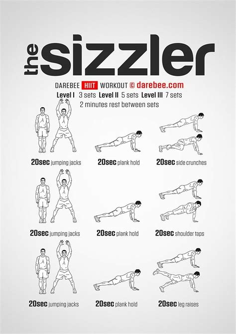 Darebee On Twitter New The Sizzler Workout Mdbxpafope