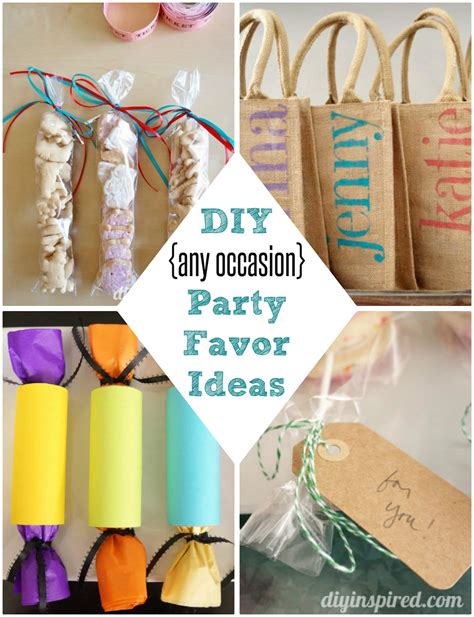 50 Diy Party Favor Ideas For All Kinds Of Events And Celebrations