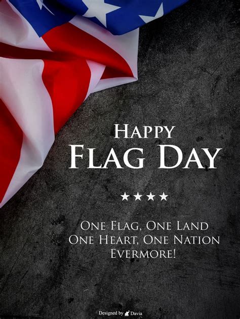 One Flag One Nation Happy Flag Day Birthday And Greeting Cards By