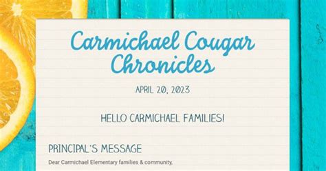 Carmichael Cougar Chronicles