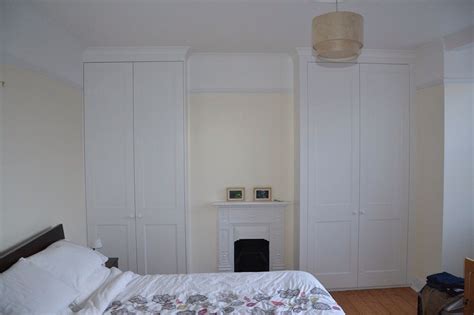 No only does this mean it is actually not as. Alcove wardrobes and fire | Bedroom chimney breast, Alcove ...
