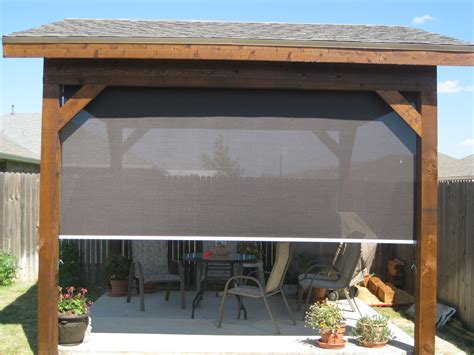 Outdoor shades are a good investment if you have the ability to extend your living space outside in the depending on your space and budget, outdoor shades can be a fashionable, functional, and some customers had problems with installation. Tucson Patio Roller Shades - Keep Cool Without Blocking ...
