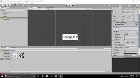 Script interface for font assets. Unity3D C# - How to Change the Text of UI Text Using ...