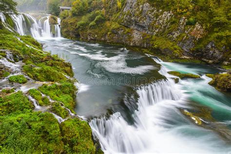 Waterfall Of Strbacki Buk In Bosnia And Herzegovina Stock Image Image