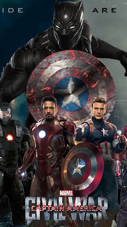 Captain Civil America War Iphone Wallpapers Marvel