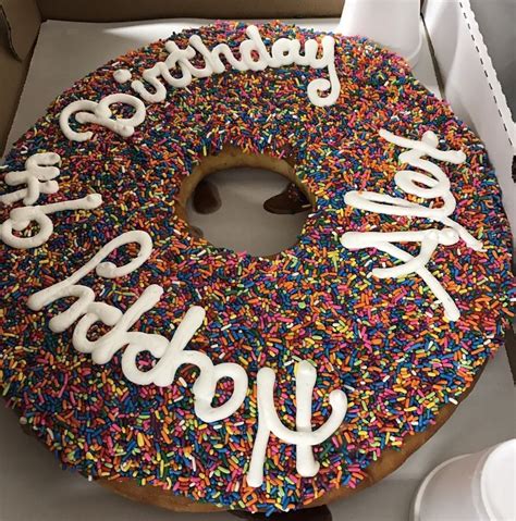 Giant Donut Birthday Cake Cake Birthday