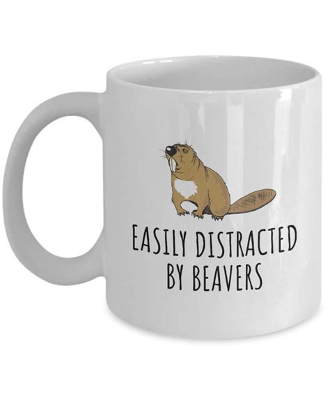 Funny Beaver T Beaver Coffee Mug Beaver Lover Present Etsy