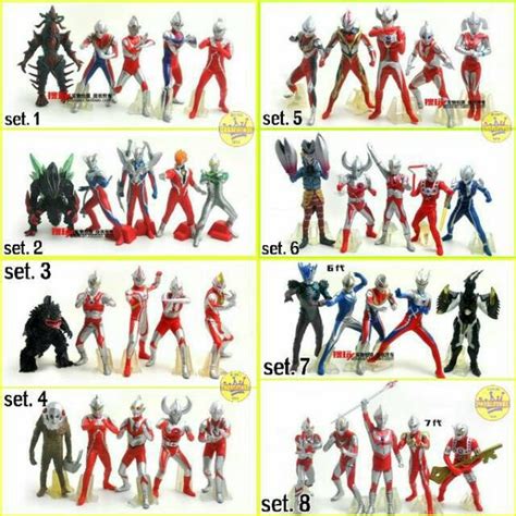 Jual Action Figure Miniatur Mainan Pajangan Tokusatsu Ultraman Series