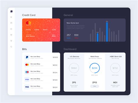 Download Finance Dashboard Mockup | UI/UX Design on Behance