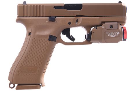 Glock 19x 9mm Full Size Fde Pistol With Streamlight Tlr7a Light