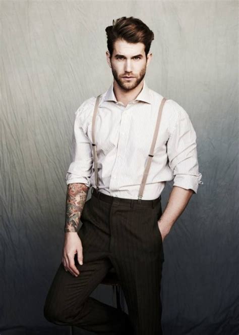 How To Wear Braces Men S Outfits With Suspenders Dapper Style Vintage Mens Fashion Mens