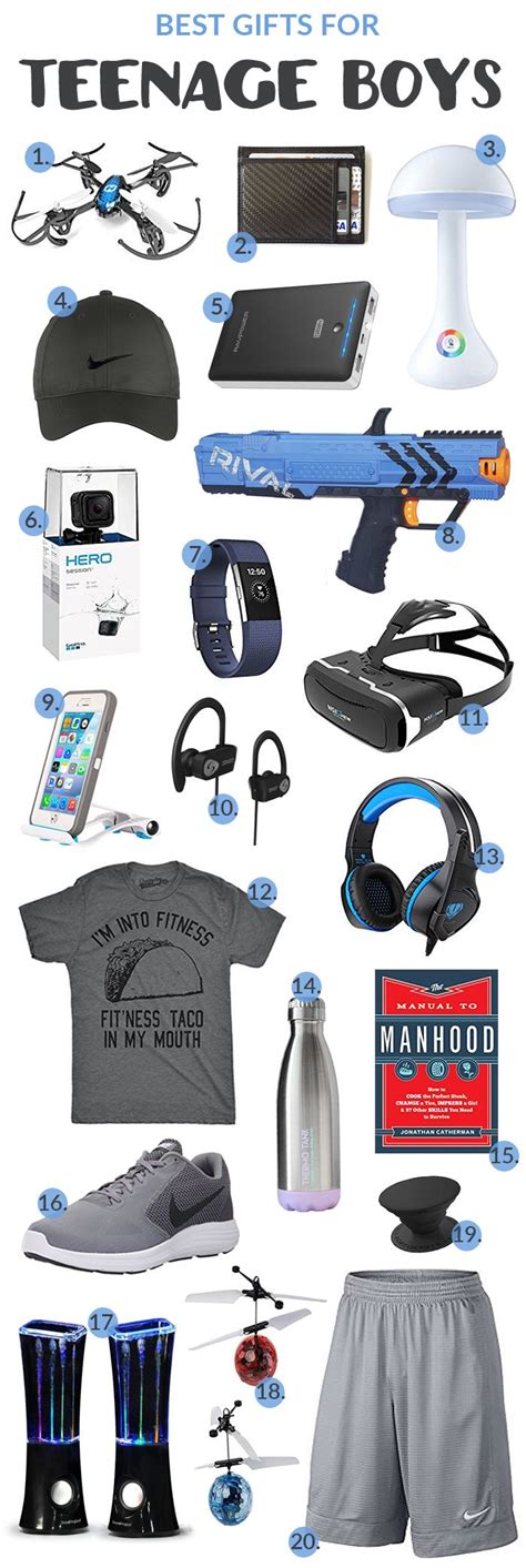 What to get a 12 year old boy for his birthday. Best Gifts for Teenage Boys | Christmas gifts for boys ...