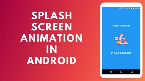 Splash Screen Animation Animation In Android Studio Welcome Screen