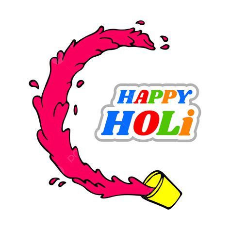 Happy Holi Festival Colors Background Clipart Transparent Happy Holi
