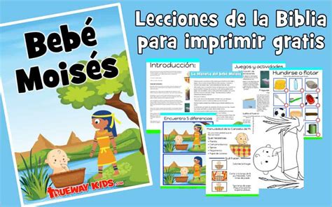 Bebé Moisés Lección De La Biblia Para Niños Trueway Kids