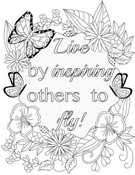 Download and print these inspirational coloring pages for free. Pin on Words Coloring Pages for Adults