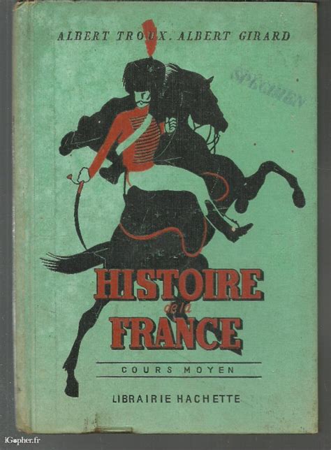 Livre Histoire De France Cours Moyen Troux And Girard Igopherfr
