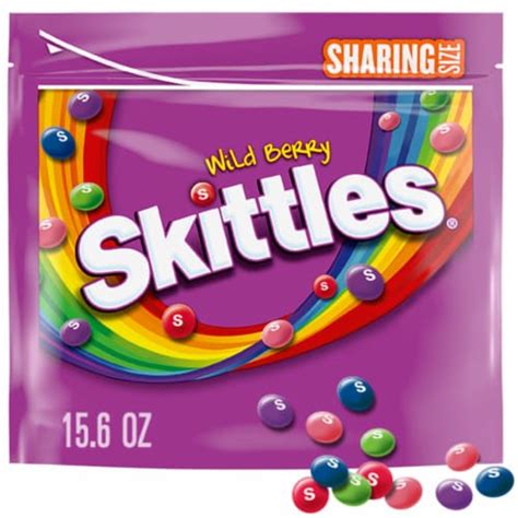 Skittles Wild Berry Chewy Sharing Size Candy Bag 156 Oz Foods Co