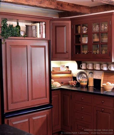 The attraction of creating distressed black kitchen cabinets is that it's an easy way to give a rustic look to your kitchen. 70 best images about Red and Black Country Kitchen on ...