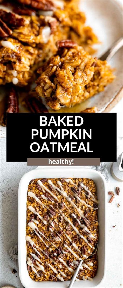 vegan baked pumpkin oatmeal eat with clarity