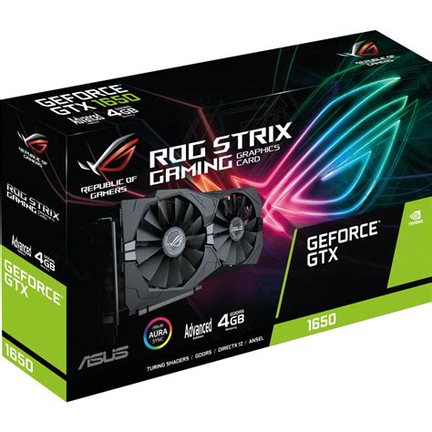 Asus Rog Strix Geforce Gtx 1650 Super Advanced 4gb Edition Rog Strix