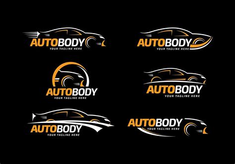 Auto Body Logo Template Free Vector Free Logo Templates Car Logo