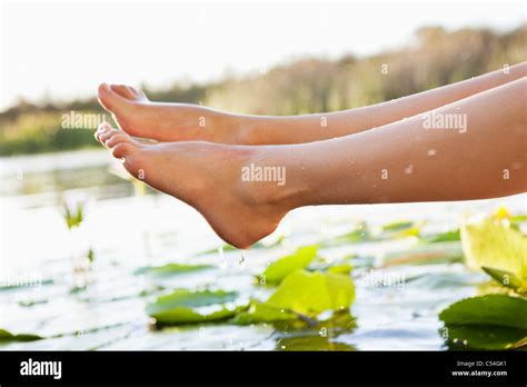 Close Up Of A Woman S Legs Stock Photo Alamy