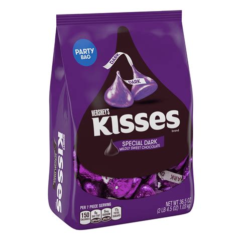 Kisses Special Dark Mildly Sweet Chocolate Candy 384 Oz