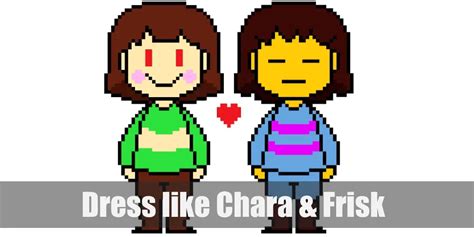 Chara And Frisk Undertale Costume For Cosplay And Halloween