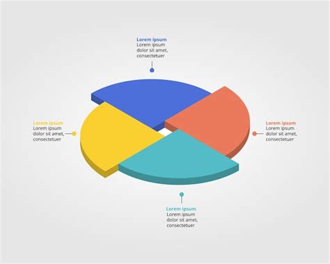 Premium Vector Circle Pie Chart Template For Infographic For