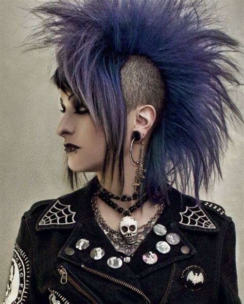 Punk Rock Girl Punk Hair Deathhawk Punk Girl