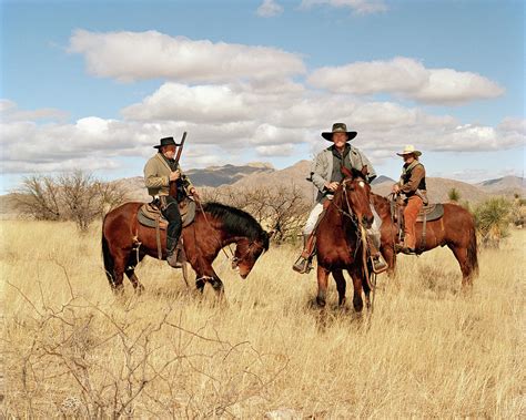 Cowboys Riding On Horses 3 By Matthias Clamer