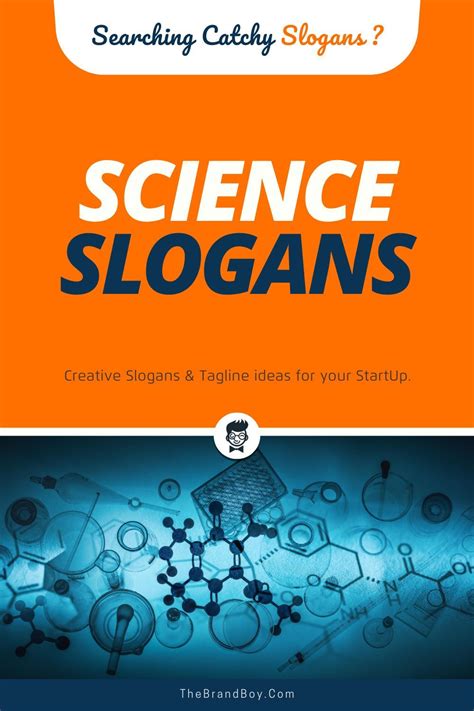 An Orange Book Cover With The Title Science Slogans