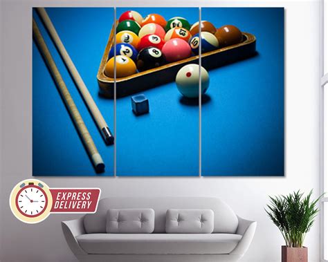 Billiards Wall Art Billiards Canvas Art Billiards Balls Etsy Australia