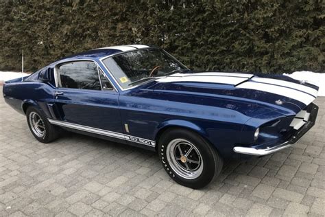 1967 1968 Shelby Mustang Gt500 Blue Stripe Kit Mouldings And Trim Money