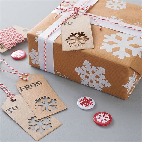 Recycled Christmas Snowflake T Wrap By Sophia Victoria Joy