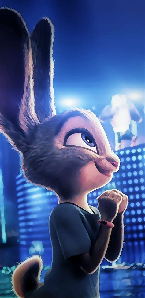 Zootopia Judy 2019 Amoled Bunny Cute Dark Furry Iphone Movie
