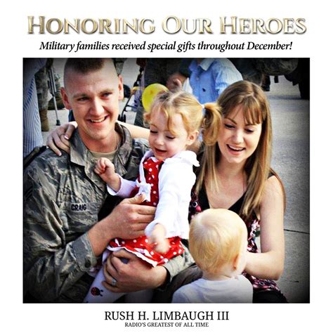 Honoring Our Heroes Rush H Limbaugh Iii