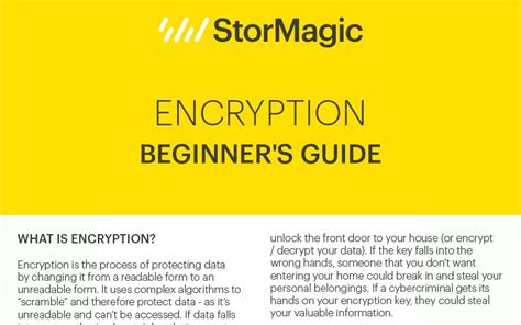 Encryption A Beginners Guide Start Learning With Stormagic