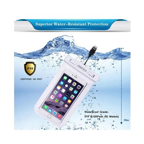Choetech 30m Waterproof Pouch Universal Mobile Phone Bag Swimming Case