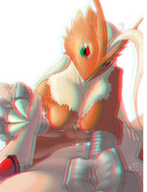 Rule 34 Anaglyph Blaziken Breasts Claws Color Female Human Insertion Interspecies Male Male